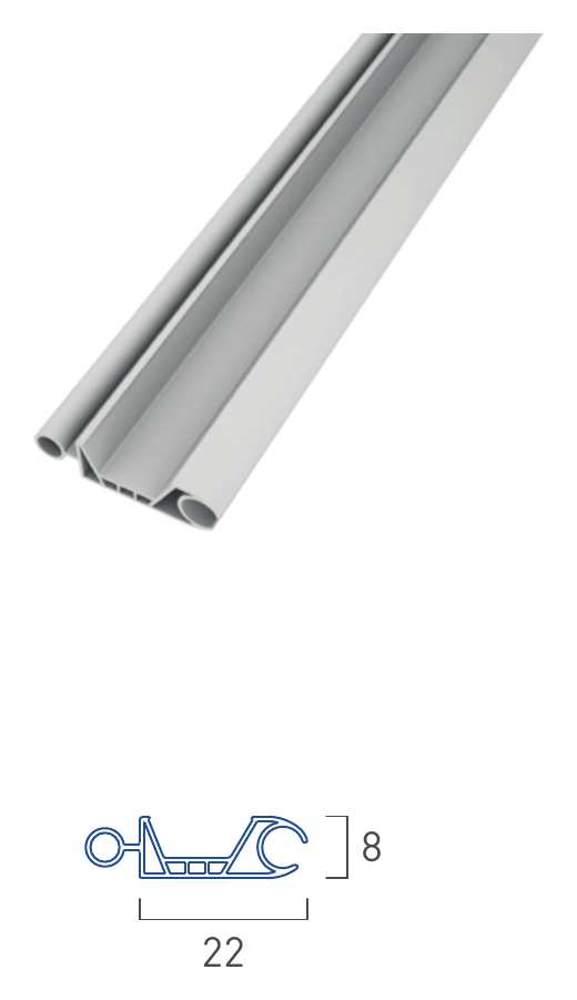 Perfil puxador interno FlexRoll